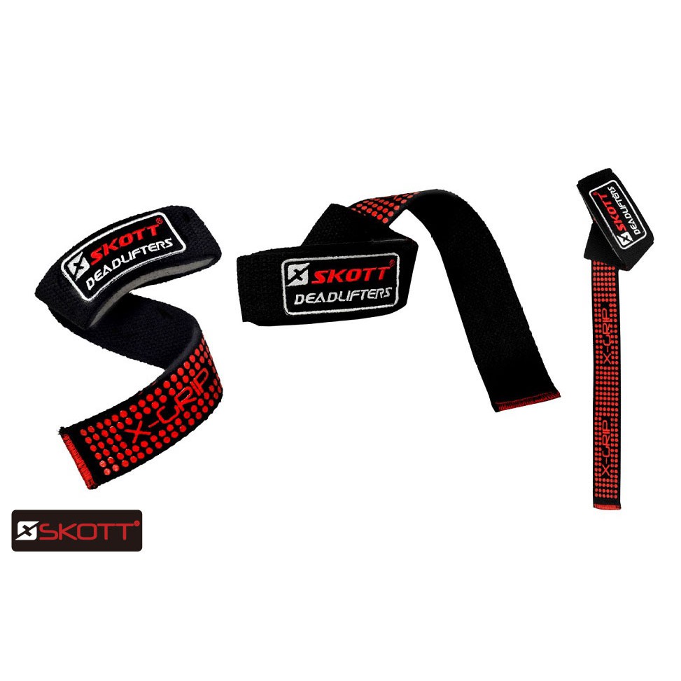 Skott 硬舉 止滑凝膠拉力帶 助握帶