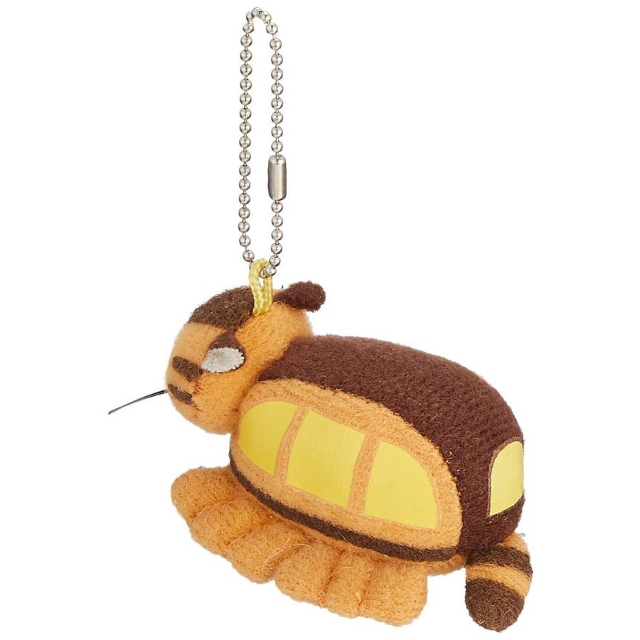 Q版 珠鍊 小吊飾 經典貓公車 龍貓totoro 豆豆龍 宮崎駿 吉卜力 鑰匙圈 吊飾 掛飾 4974475236430 真愛日本