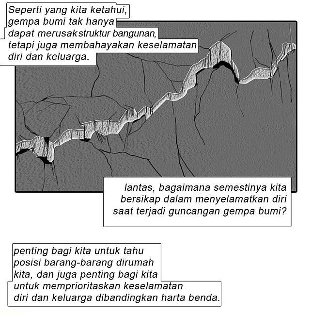 Cerpen Gempa Bumi Pigura