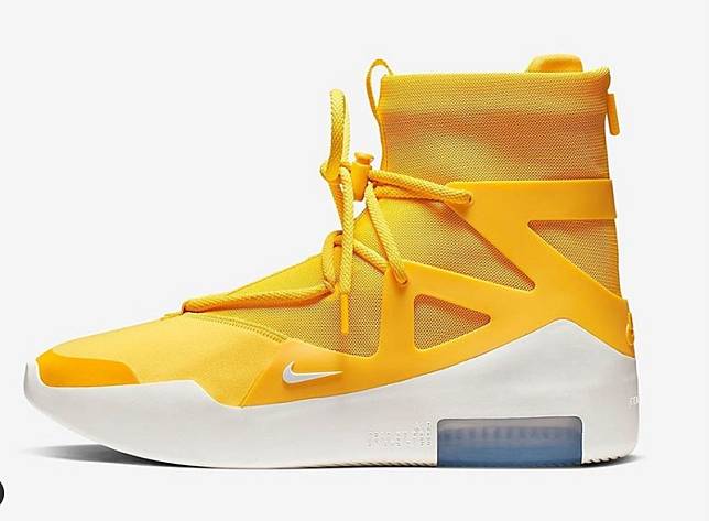 Nike Air Fear of God 1 全新超狂亮眼黃色版登場！主理人Jerry Lorenzo