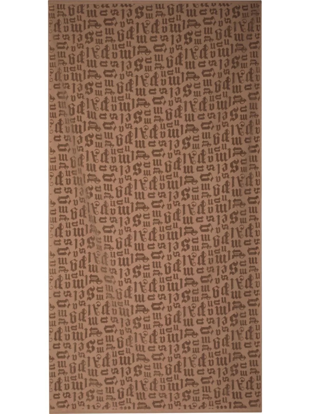 Palm Angels monogram jacquard cotton beach towel