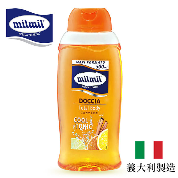 義大利 milmil 湯尼舒爽沐浴露 500ml 洗澡 沐浴乳【小紅帽美妝】