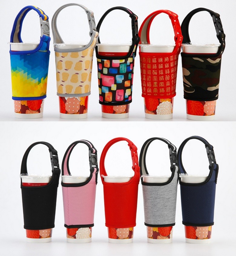 手搖飲料杯套 500CC杯套 700CC杯套 環保杯套 飲料提袋 杯套 環保杯袋 手搖杯提袋K127