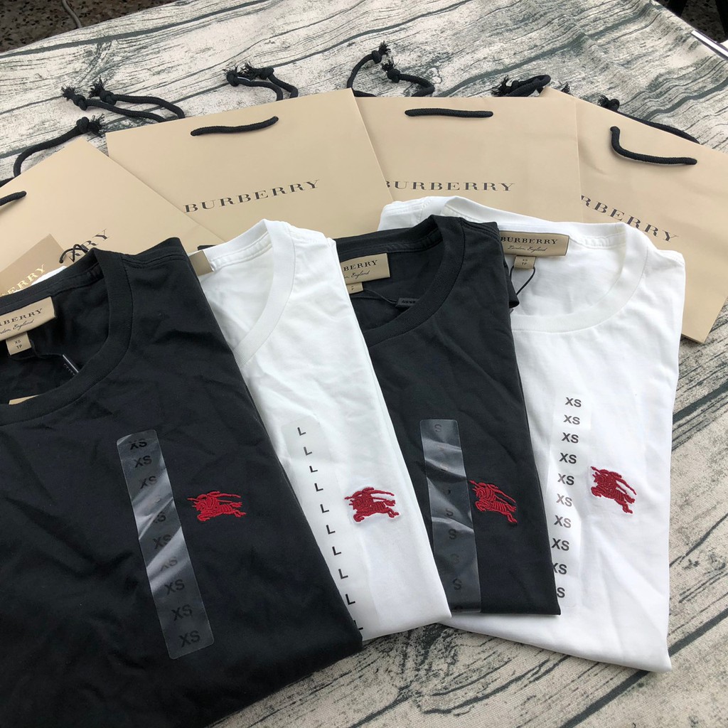 Burberry 戰馬 巴寶莉 短袖 刺繡 經典LOGO 素t T恤 上衣 正品 英國代購 現貨 白色 黑色 新款