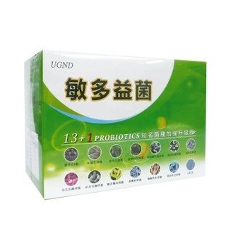 【買6送3】UGND敏多益菌-13株知名菌種複合升級版 60包入/盒 加贈30入體驗包一份