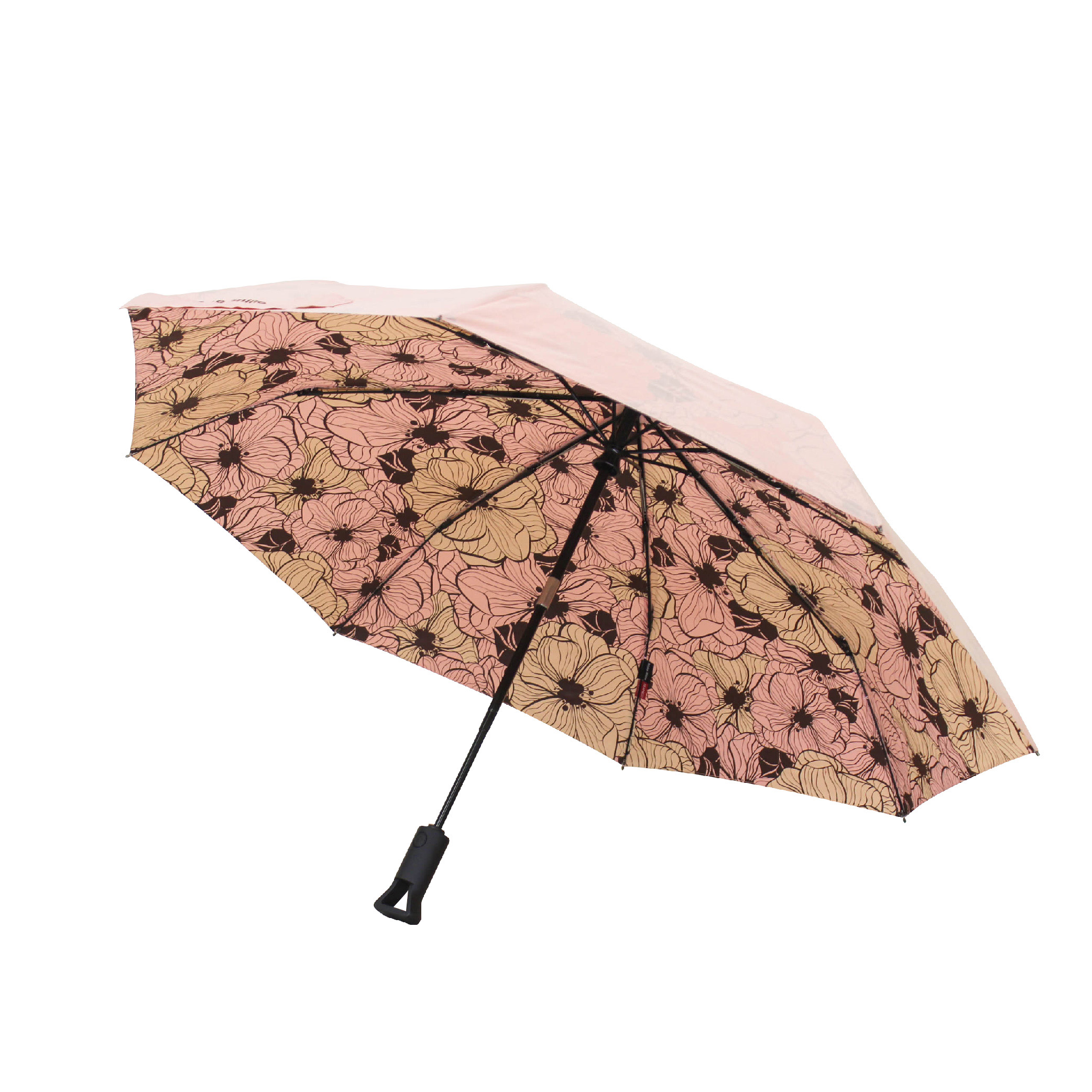 ClipGo專利握把｜扣上就走、便利可勾物;Seamless專利防漏保護貼｜傘內不下小雨，雙層保護更耐磨;輕量自動｜手機專用鎂鋁合金，330g同尺寸最輕自動傘;一甩即乾｜日本超潑水傘布，快乾不滴水