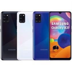 ◎4G + 4G 雙卡雙待|◎Android 作業系統|◎6.4 吋 2,400 x 1,080pixels 解析度 Super AMOLED 觸控螢幕品牌:Samsung三星型號:A31種類:智慧手