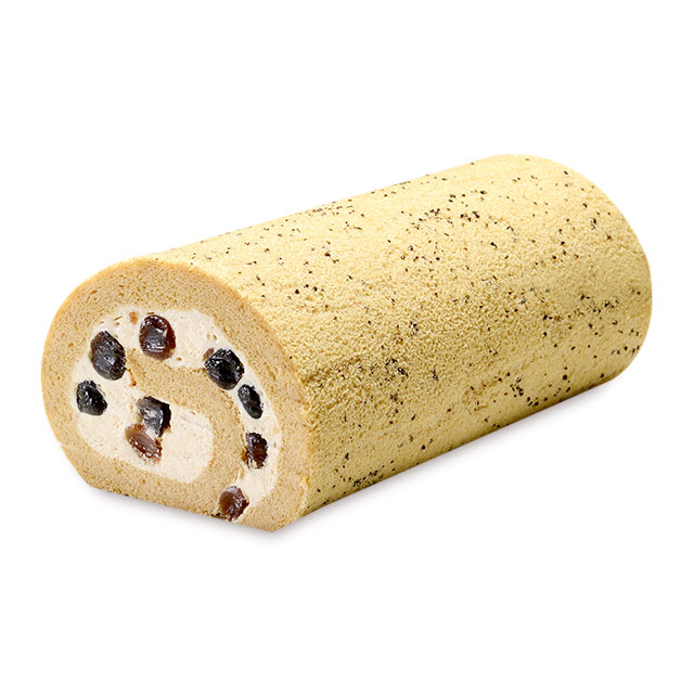 珍珠奶茶捲（葷） Q彈的珍珠加上濃郁香醇的奶茶內餡，鬆軟香綿的蛋糕體，珍珠奶茶與蛋糕的絕妙組合，美味的新時代甜點！ 商品成份：珍珠粉圓、奶茶內餡、伯爵紅茶蛋糕、吉利丁 商品規格：450g±3%，尺寸：