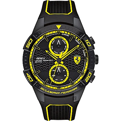 原廠公司貨，義大利風格F1賽車精神，錶帶矽膠元素具備星期，日期錶圈料號：FA0830633