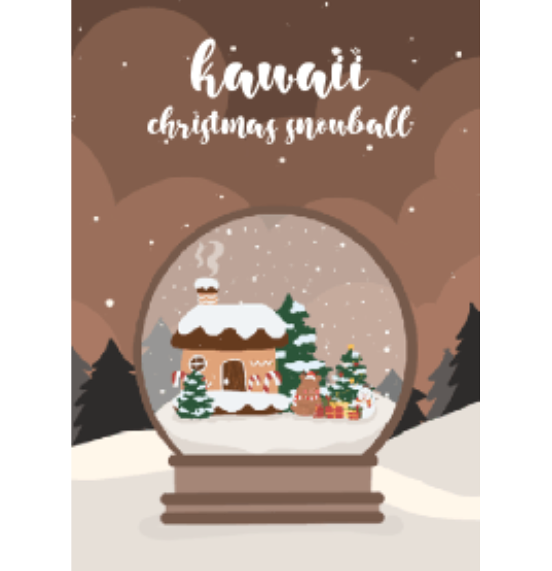 Kawaii Christmas Snowball