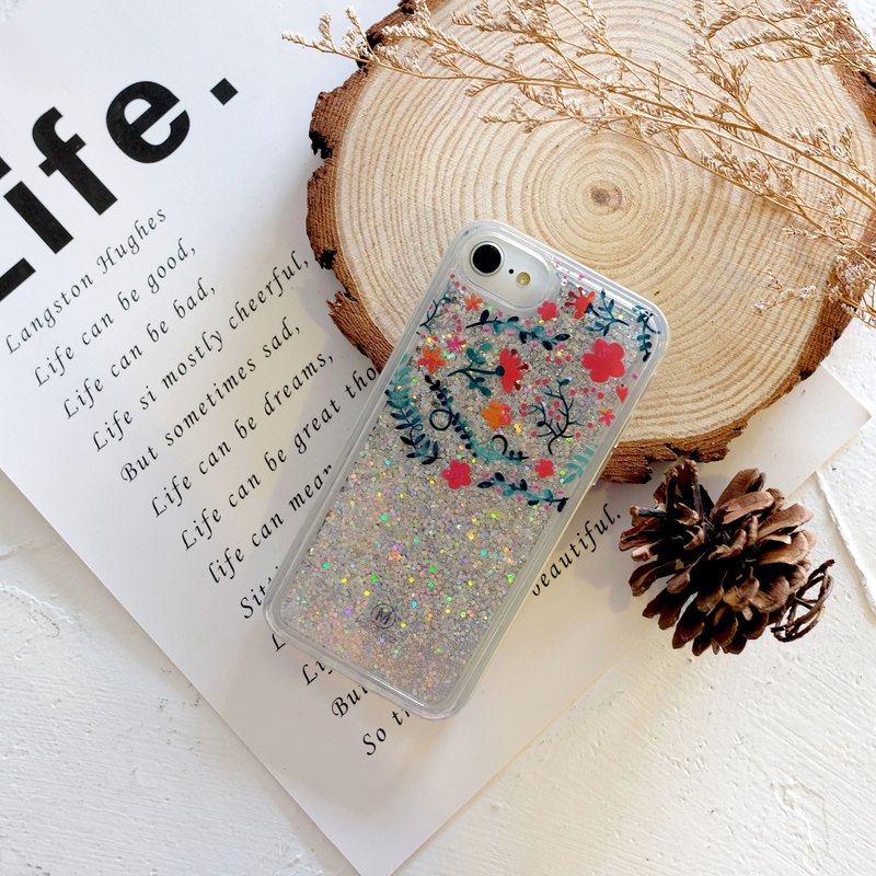 PATTERN LAB 系列的透明流沙手機殼