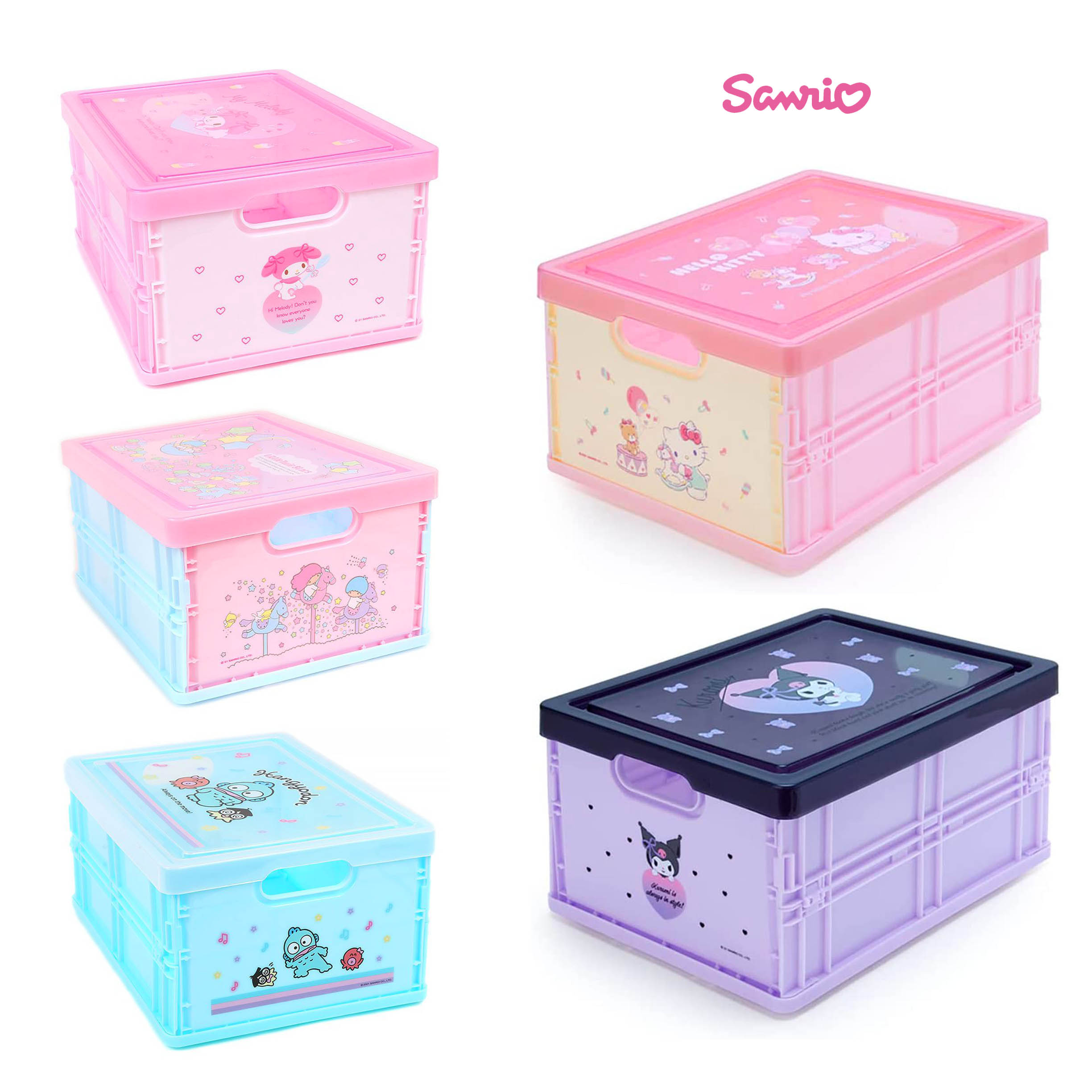 摺疊收納箱-三麗鷗 Sanrio Original 日本進口正版授權