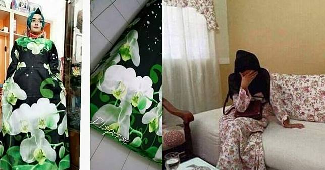 7 Momen tak sengaja baju mirip motif gorden & sprei, bikin tepuk jidat