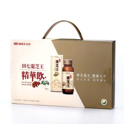 ◎內補元氣，外增體力，健康有效率|◎溫和滋補，入口回甘不燥熱|◎液態好吸收商品名稱:葡萄王-田七靈芝王精華飲(60ml6入)禮盒品牌:葡萄王類型:機能保健食品類型:液狀全素:否主成分:靈芝商品成分:靈