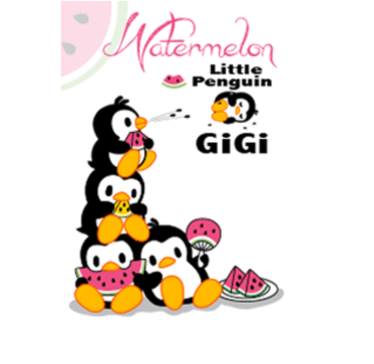 Little Penguin Gigi – Watermelon