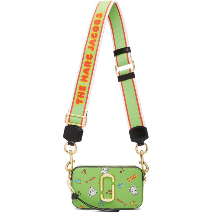 Marc Jacobs 绿色 Magda Archer 联名 The Snapshot 单肩包