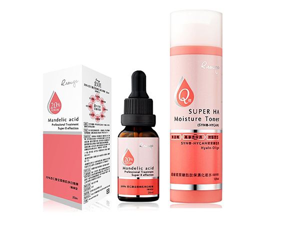 R.rouge 愛美肌~20%杏仁酸全面煥肌淨白精華專業型 20ml +超級玻尿酸胜太高保濕化妝水120ml 組合款【D060321】