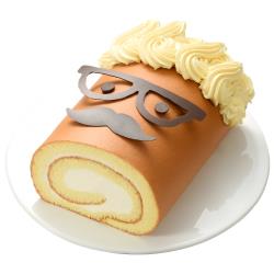 ◎給父親的暖心滋味|◎氣質書卷味的捲蛋糕，就是想讓歐多桑莞爾⼀笑。|◎融入乳源來自北海道生乳的奶霜，濃厚的乳香風味，口口清爽。商品名稱:亞尼克歐多桑的笑顏6吋父親節限定品牌:亞尼克果子工房類別:蛋糕口