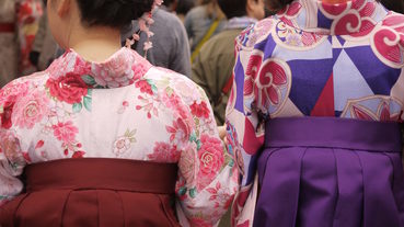 京都和服遊新寵，和服「袴」變身日本青春女學生