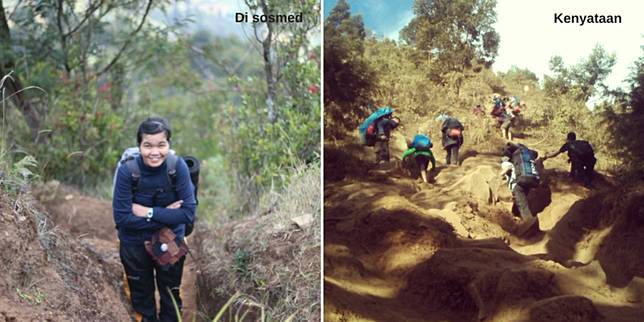 Ekspektasi vs Realita, 9 Foto Mendaki Ini Bikin Ngakak!