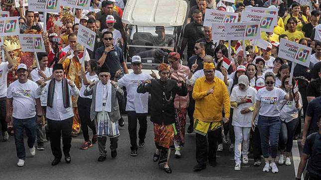 Diprotes SBY, KPU Mengaku Tak Bisa Kontrol Relawan Jokowi-Ma'ruf