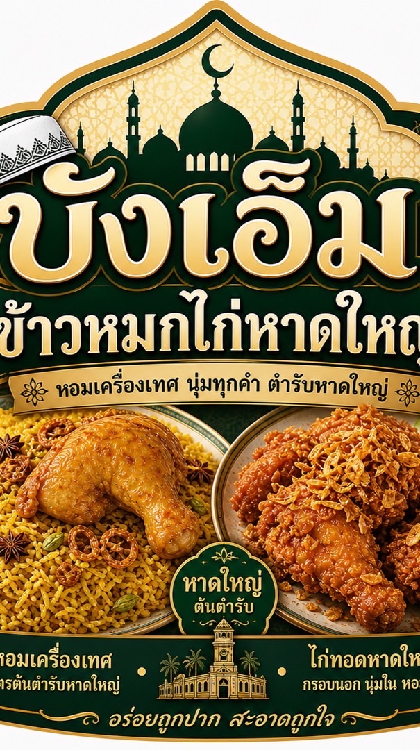 บังเอ็ม ข้าวหมกไก่หาดใหญ่