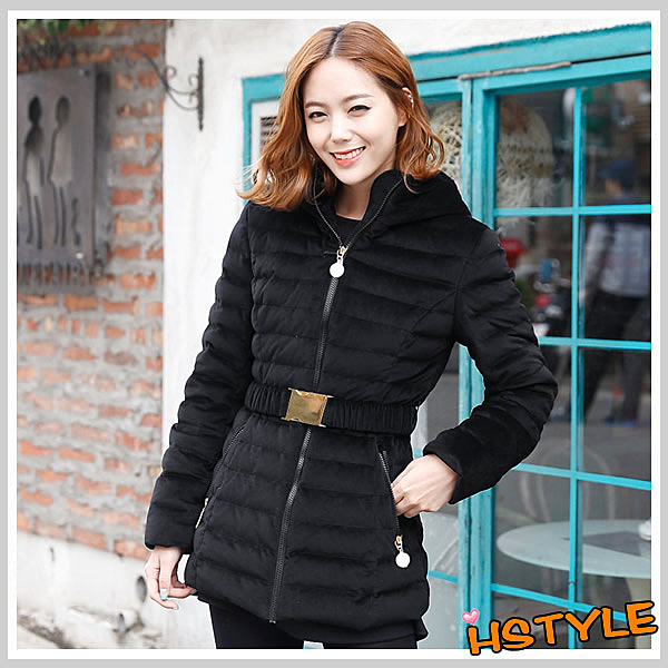 時尚連帽經典布料，溫暖舒適繫帶設計，修身顯瘦百搭款式