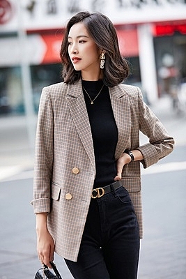 小西裝韓版女士氣質休閑職業西服外套女修身小外套