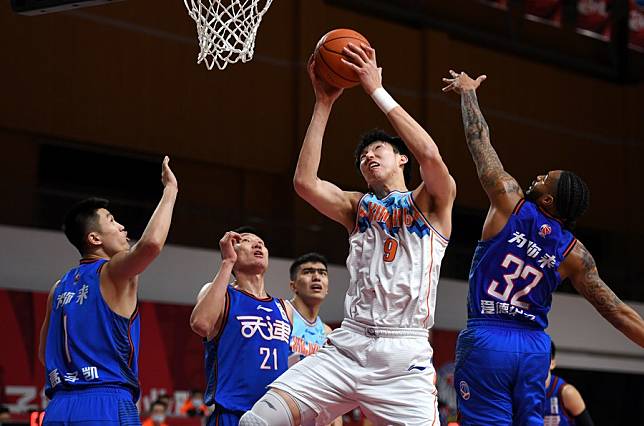 CBA: Shanxi Loongs vs. Nanjing Monkey Kings - Xinhua