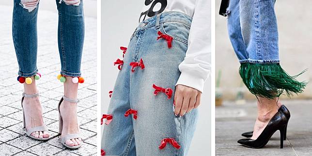 Sulap Denim Lama Kita Pake 5 DIY Keren dan Super Cute Ini