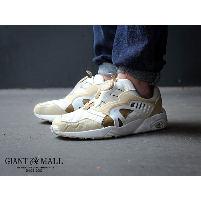 狀況:全新現貨(附鞋盒.鞋帶)顏色:米白色尺寸:US7.5*1 尺寸對照(CM):26.5#PUMA#DISC