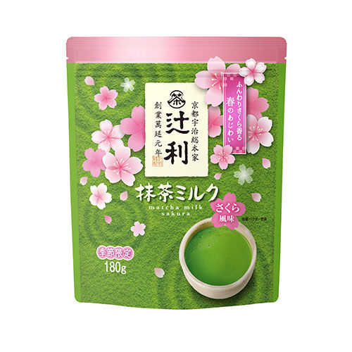 《TSUJIRI》抹茶拿鐵粉(櫻花風味)180g【愛買】