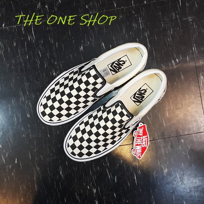 VANS Slip On Platform 厚底 棋盤格 懶人鞋 黑色 黑白 增高 帆布鞋 經典 VN00018EBWW