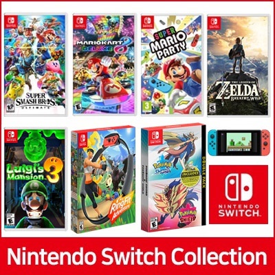 [Nintendo Switch] Nintendo Game BEST Collection ★ SUPER SMASH / POKEMON / SUPER MARIO / ZELDA