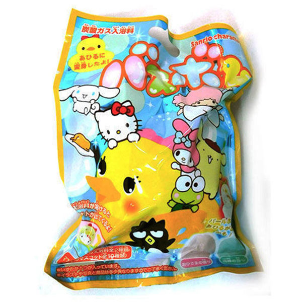 SANRIO明星裝扮小鴨香氛泡澡沐浴球(10種公仔款式，隨機出貨*1)★funbox★_372781N