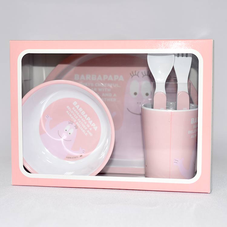 泡泡先生 餐具禮盒 日本正版 BARBAPAPA