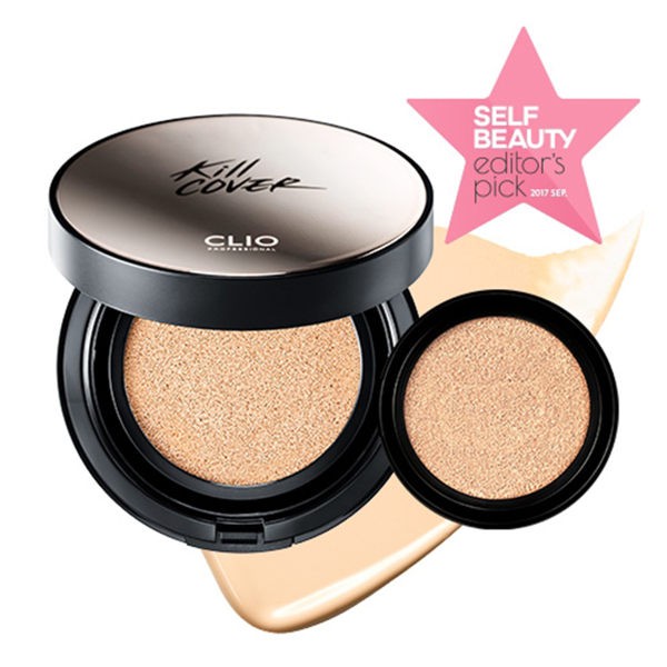 韓國 CLIO 珂莉奧 Kill Cover XP 48小時完美煥彩氣墊粉餅(15gX2)【庫奇小舖】