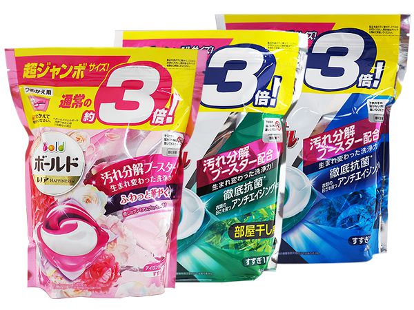 日本P&G~3D洗衣膠球(新版補充包)1袋入 款式可選【D142793】，還有更多的日韓美妝、海外保養品、零食都在小三美日，現在購買立即出貨給您。
