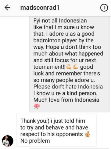 Ini Isi Ucapan Mads Conrad ke Kevin Sanjaya yang Jadi Kontroversi