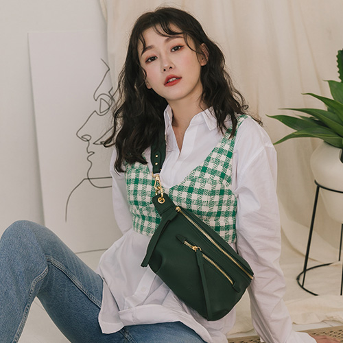 IG洗版時髦寬背帶腰包