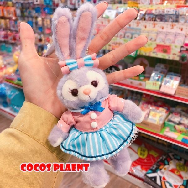 日本東京迪士尼 2019 達菲捉迷藏系列 史黛拉兔 站姿款 絨毛娃娃吊飾 COCOS TN650