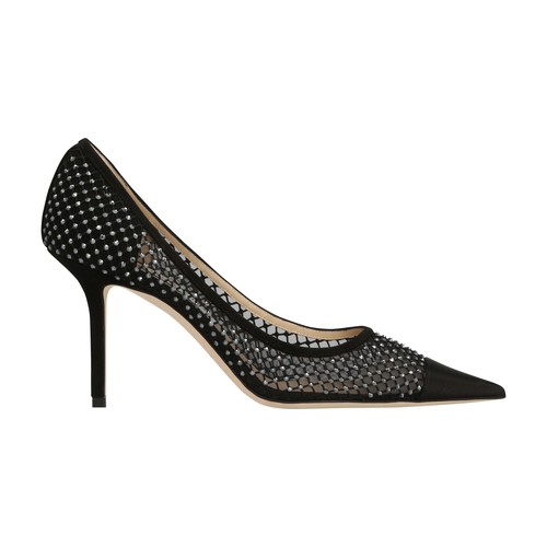 Pointed toe Combination of textures Sleek shape Delicate, refined patterns Embellishments Stiletto h