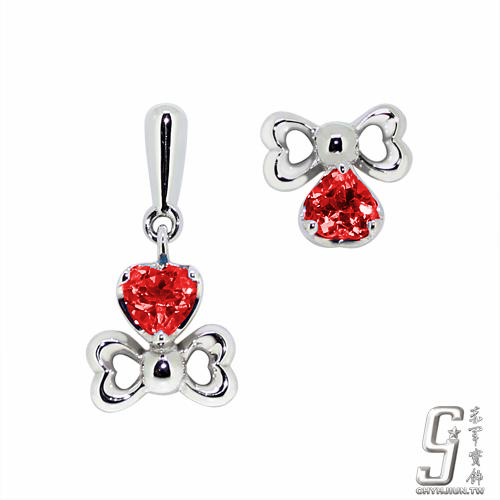 /藏愛-幸運草耳環/設計師商品迷人幸運草造型搭配寶石完美呈現!〔原創設計〕赤軍原創設計精品，專業職人珠寶級鏡面拋光工藝技術；多功能設計、雙面配戴同款不同型，堅持台灣製造。