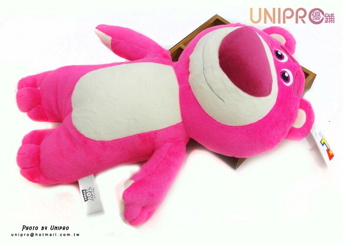 【UNIPRO】迪士尼 熊抱哥 10吋 絨毛 造型長枕 娃娃 布偶 玩具總動員