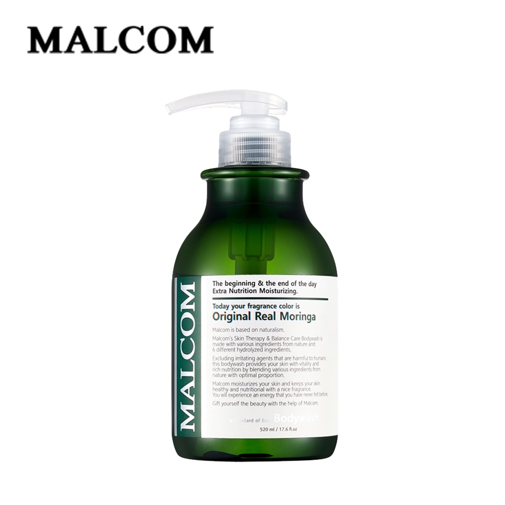 【MALCOM瑪律科姆】SPA水潤親膚香氛沐浴露-舒心辣木 520ml
