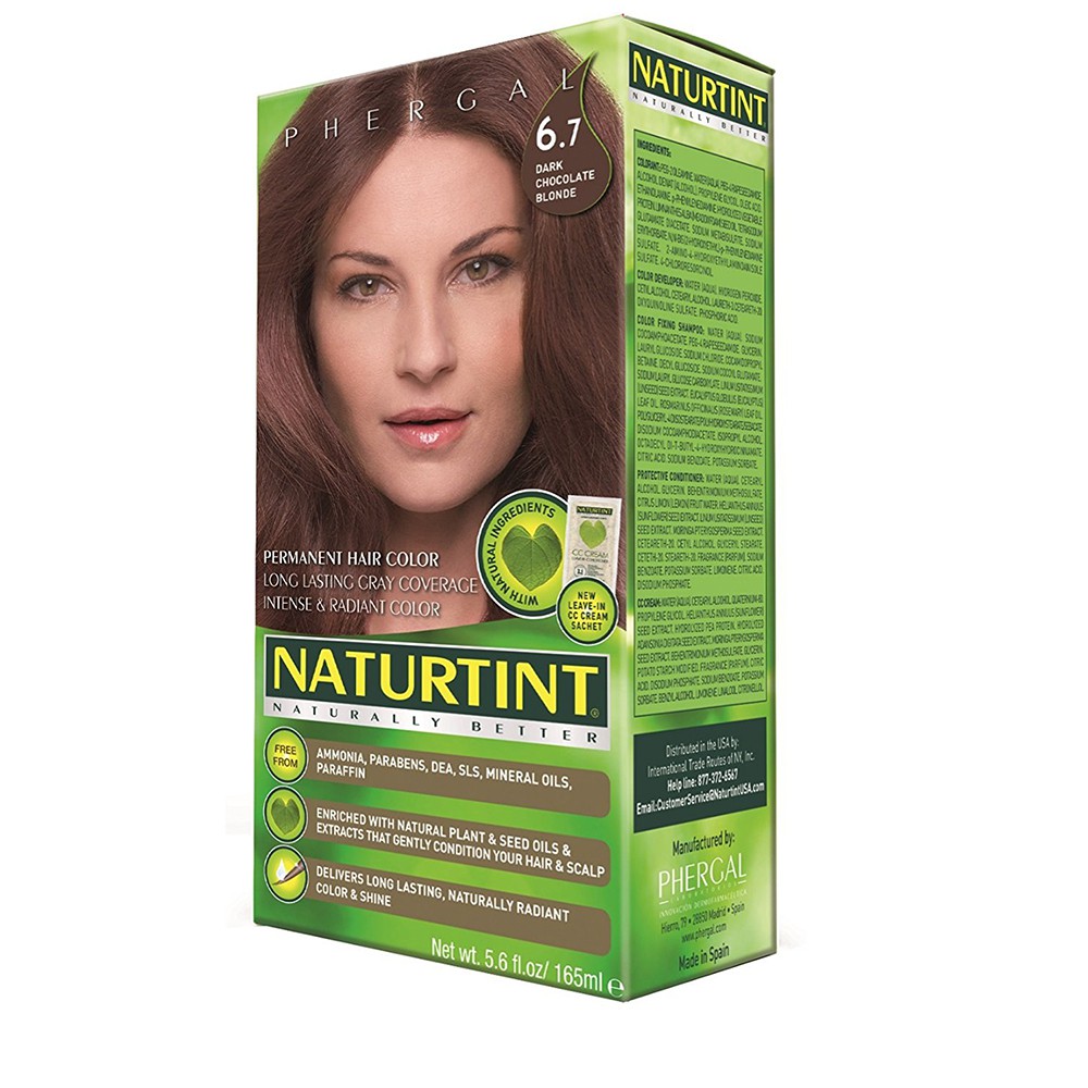 NATURTINT 赫本染髮劑 6.7淺巧克力棕 (155ml/盒)