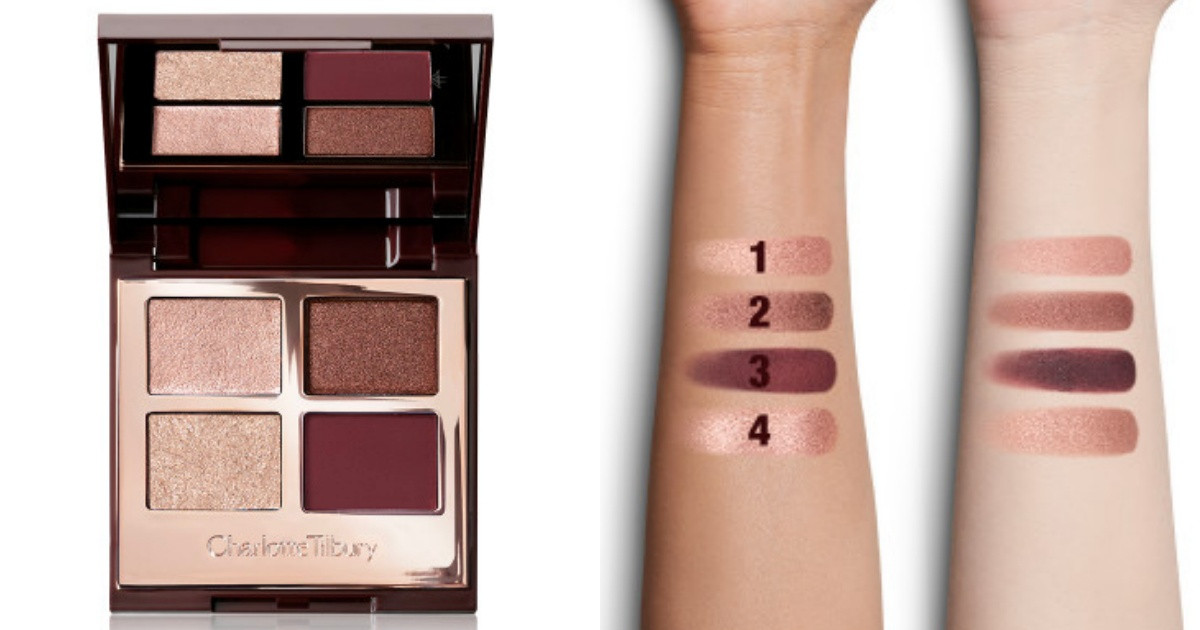 Charlotte Tilbury 四色眼影盤 ＃Fire Rose，$53（約NT.1600）