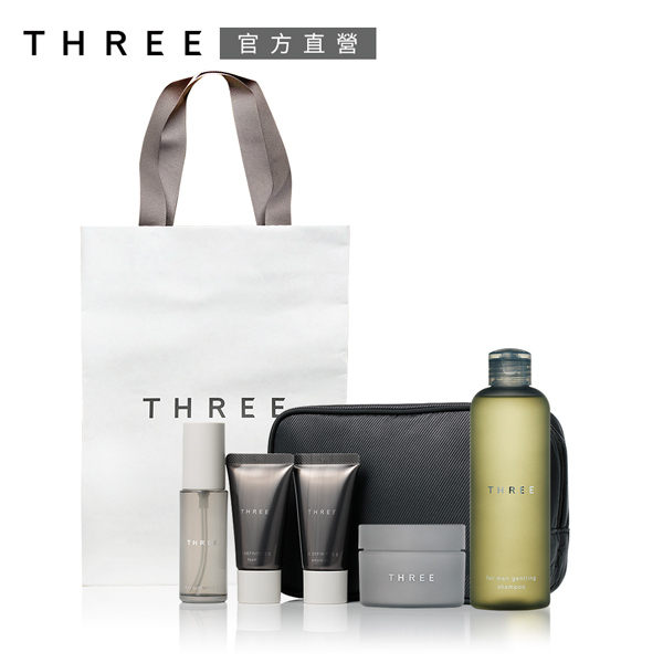 THREE 都會型男髮品特惠組