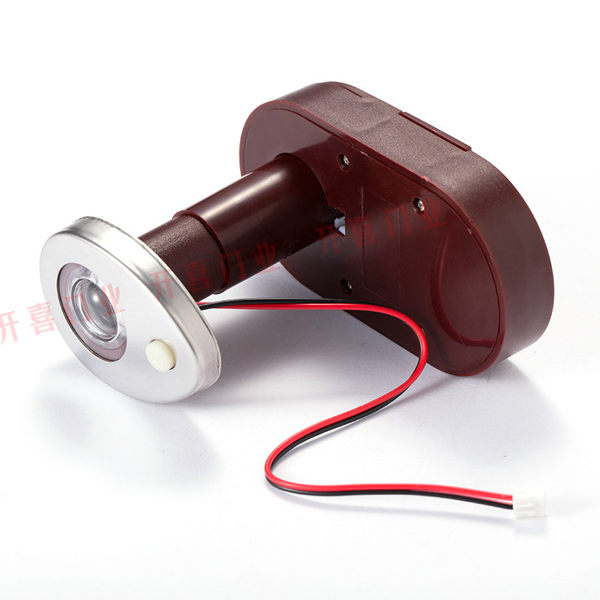 貓眼 防盜門貓眼家用 帶後蓋28-35孔通用多音貓眼一體