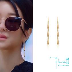 ◎韓劇雖然是精神病但沒關係|◎高文英 徐睿知同款耳環|◎大方貴麗淑媛氣質品牌:Hera赫拉品牌定位:流行品牌適用性別:女生種類:耳環款式:穿式/針式材質:合金材質說明:銅+銀針尺寸:各款尺寸不一，範圍為3-5cm流行元素:幾何圖樣,全素面顏色:金色系商品配件:opp袋、產品卡品牌國家:台灣